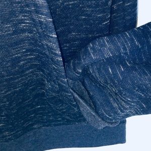 Unisex jacket Navy with white woven in